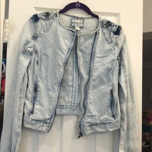 Denim Moto Jacket